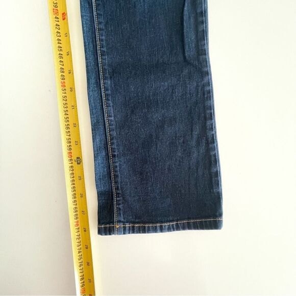 Pilcro & The Letterpress Jeans Low-Rise Straight Blue Denim Womens 30 Whiskering - Picture 10 of 12